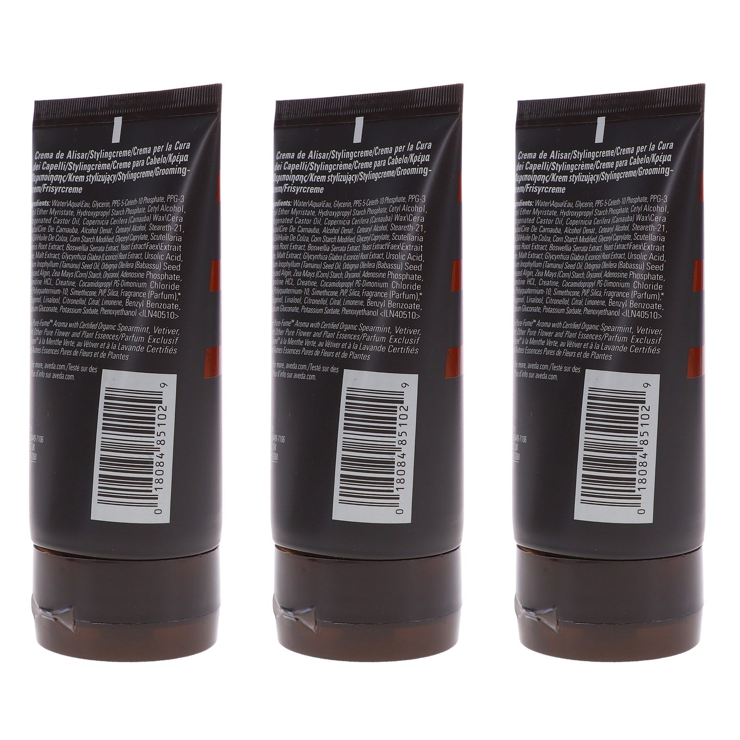 Men's Grooming Cream with Natural Scent - Medium Hold, 4.2 oz, 3 Pack