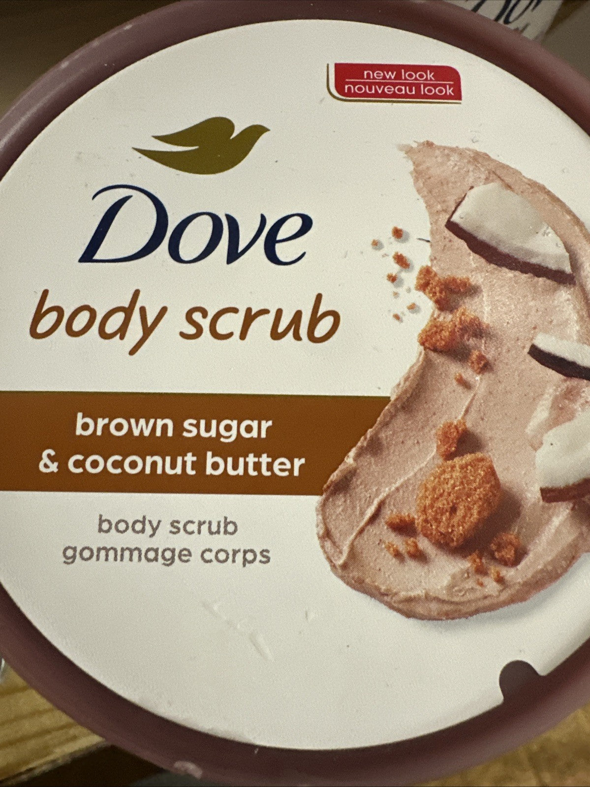 Dove Exfoliating Body Scrub for Women Brown Sugar & Coconut Butter 15