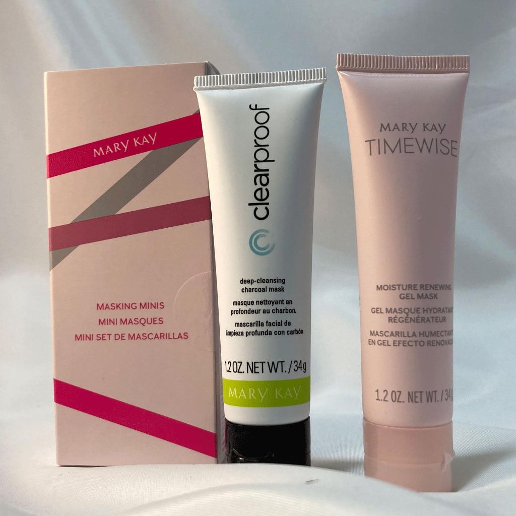 Mary Kay Masking Minis Gel & Charcoal Mask Set - 6 Masks