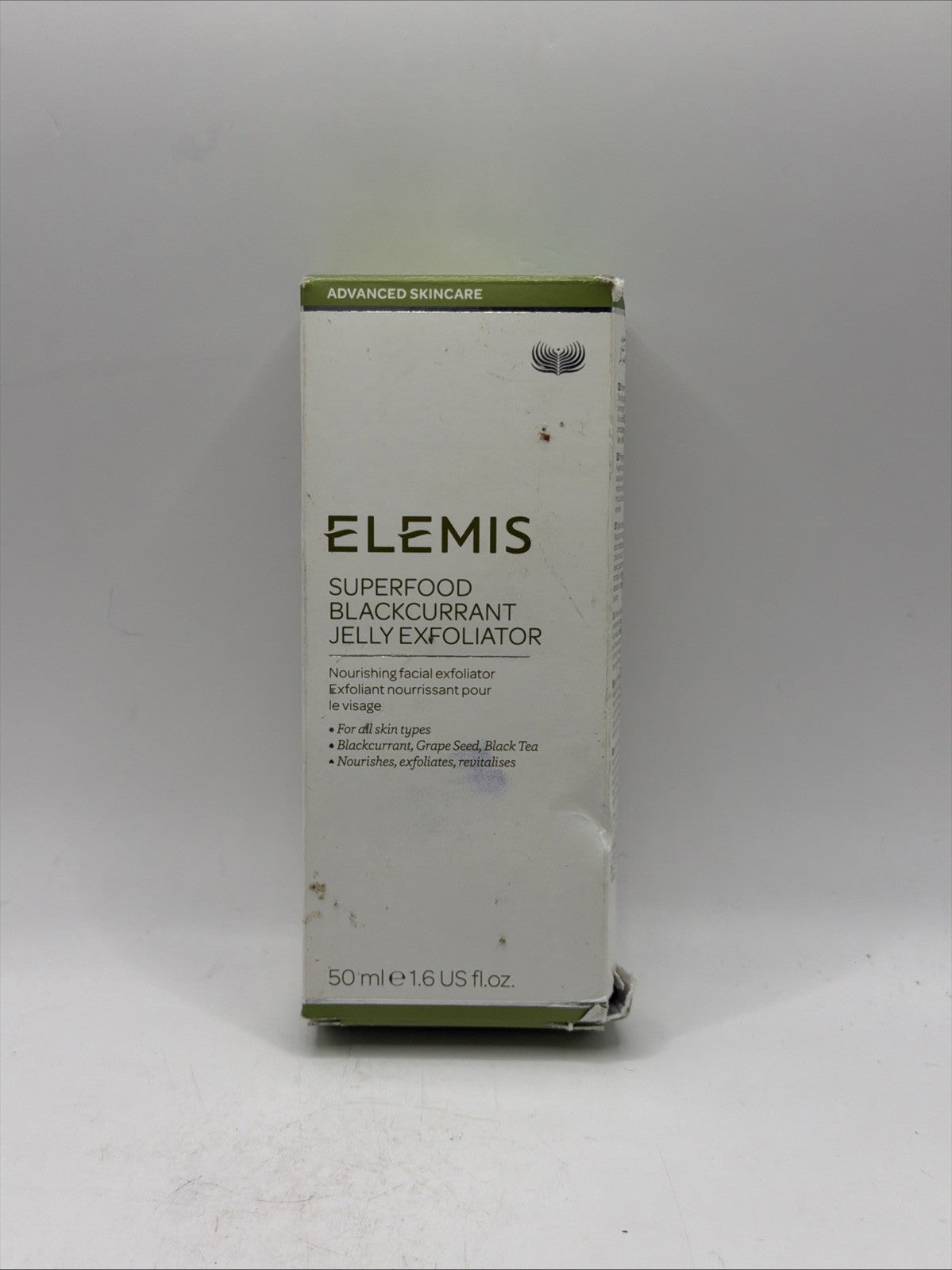 ELEMIS SUPERFOOD BLACKCURRANT JELLY EXFOLIATOR 50ml 1.6 Fl.oz New