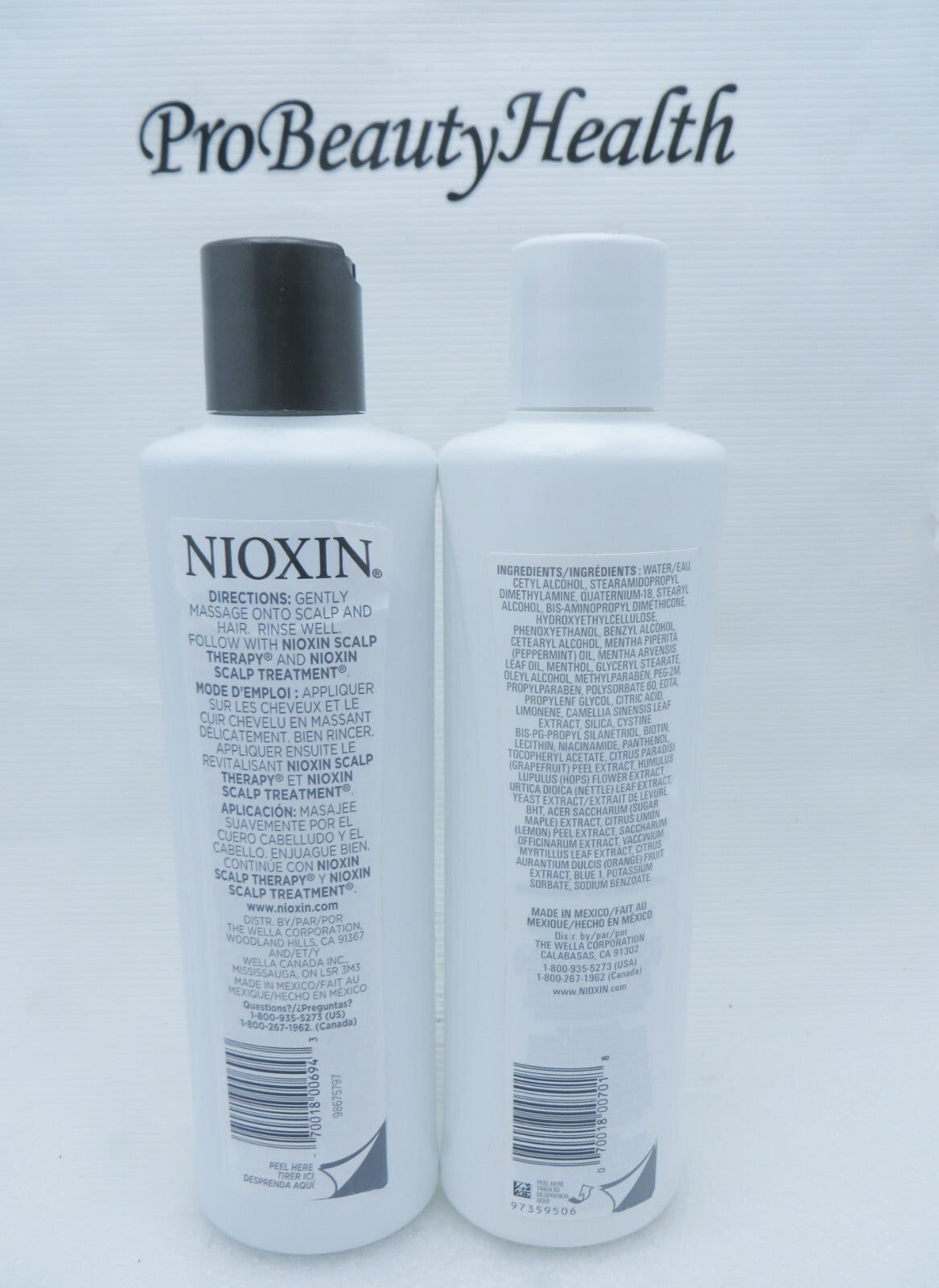 Nioxin #1 Shampoo & Conditioner Set for Thinning Hair 10.1 oz
