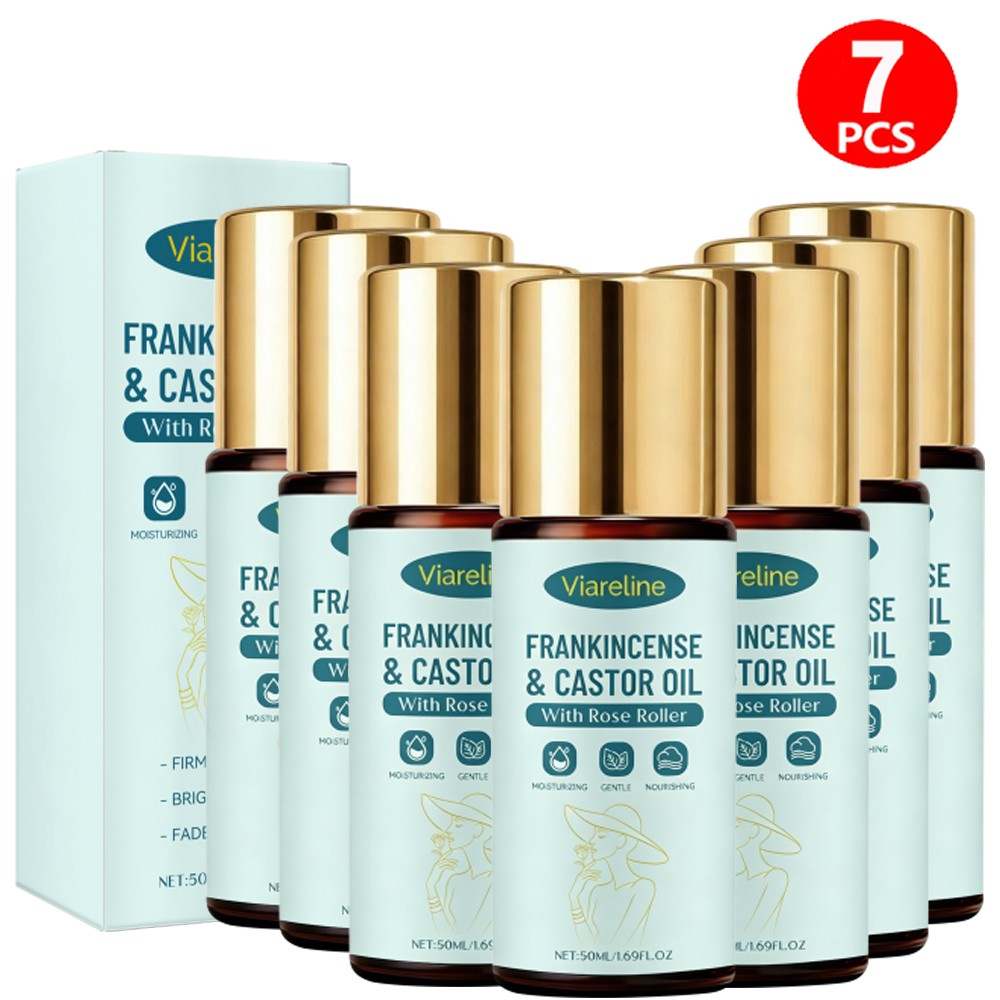 Frankincense Castor Oil Roller - Organic Cold-Pressed 50ml