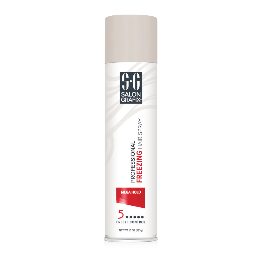 Mega Hold Professional Hair Spray 10oz - Strong, Humidity Resistant, Set Styles