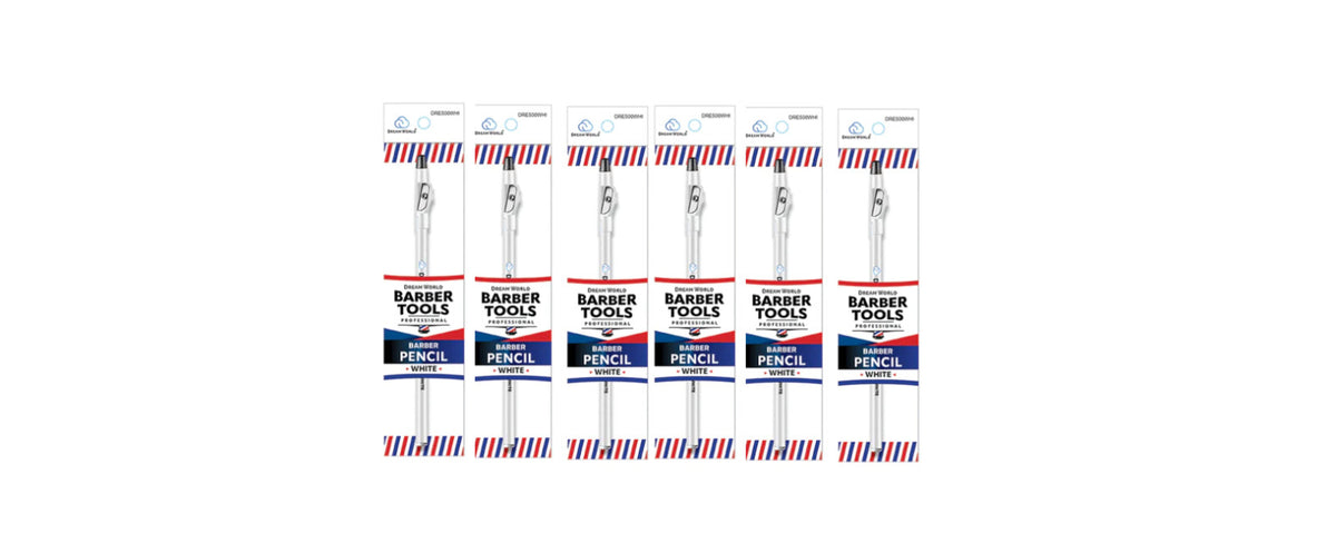 Dream World Barber Tools Professional Pencil White/Natural/Black NEW