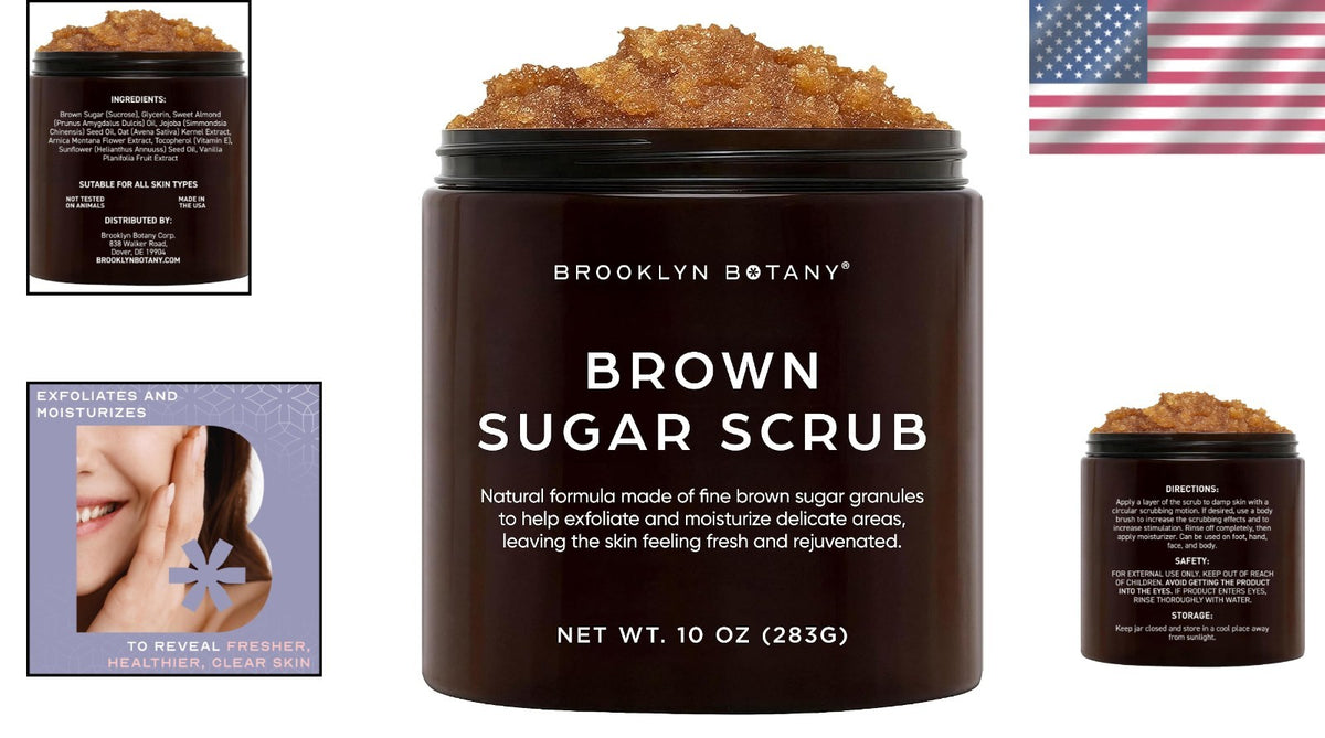 Brown Sugar Scrub – Exfoliate & Hydrate, Perfect for All Skin Types