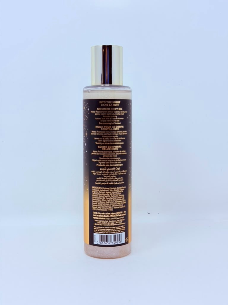 Bath & Body Works INTO THE NIGHT Shimmer Oil 6.3 fl oz New