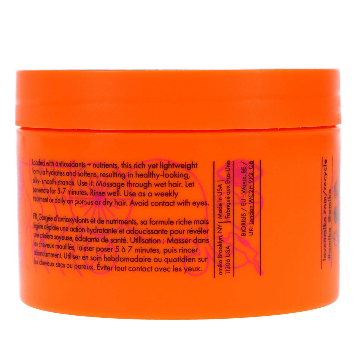 Amika Soulfood Nourishing Hair Mask 8 oz – Deep Conditioning for Dry, Damaged Hair