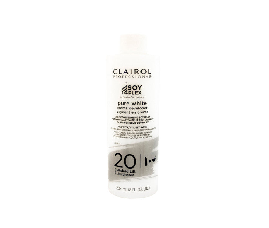 Clairol Pure White Creme Developer 20 Vol 8oz + Annie Dye Brush