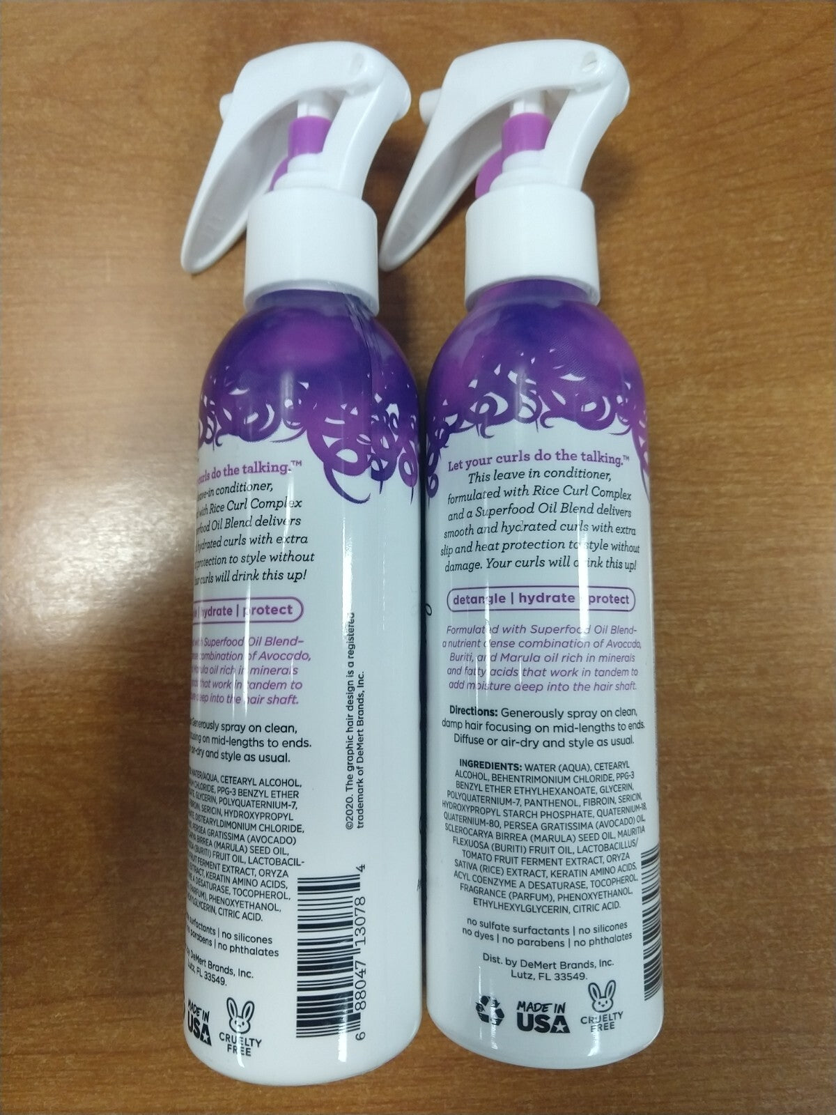 Curl Talk Shampoo & Conditioner Set for Curly Hair - Sulfate-Free Hydrating Hair Care