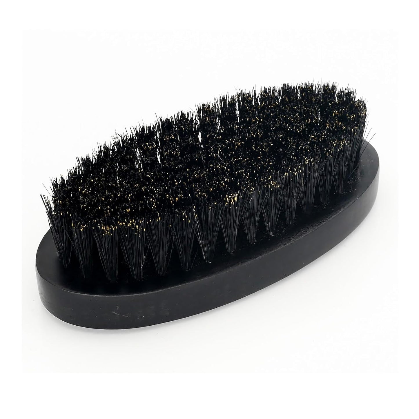 Black Boar Bristle Beard Brush for Medium to Thick Beards - Stylish Grooming Tool