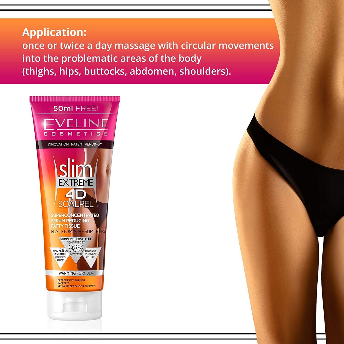 Slim Extreme 4D Body Slimming Serum - Reduces Fatty Tissue