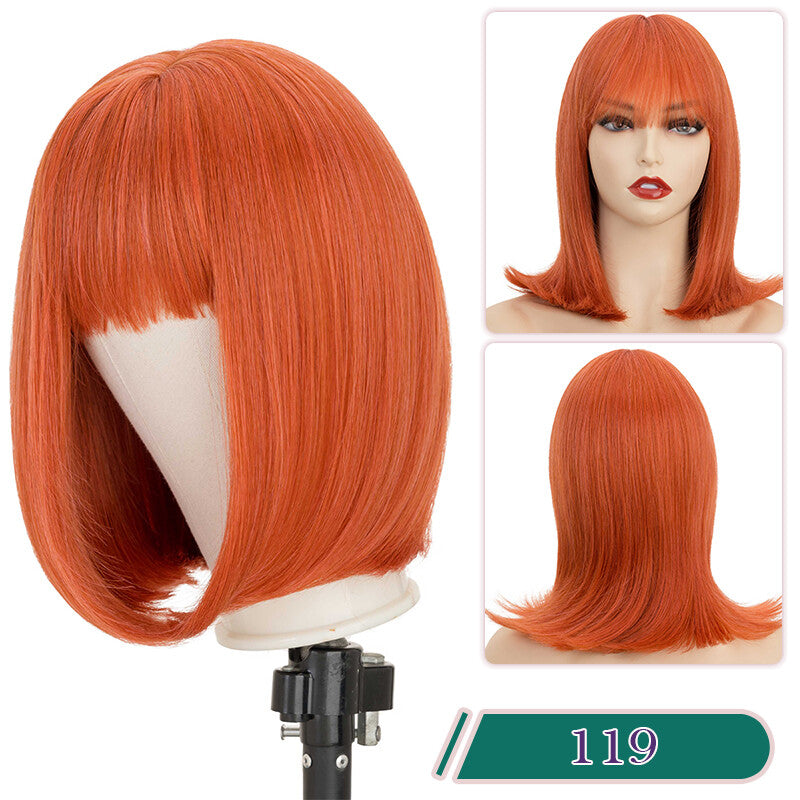 Long Ombre Wigs - Heat Resistant Synthetic Hair, Thick Full Wigs