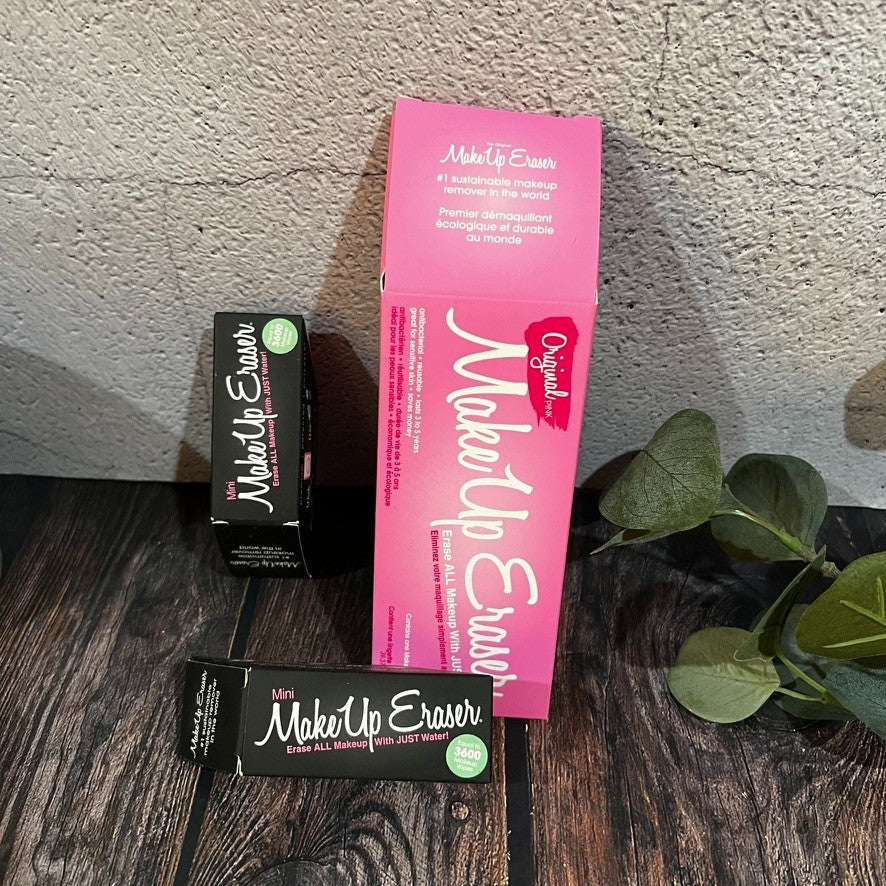 Makeup Eraser Makeup Remover Cloth Set - Pink & Black, 3 Pieces