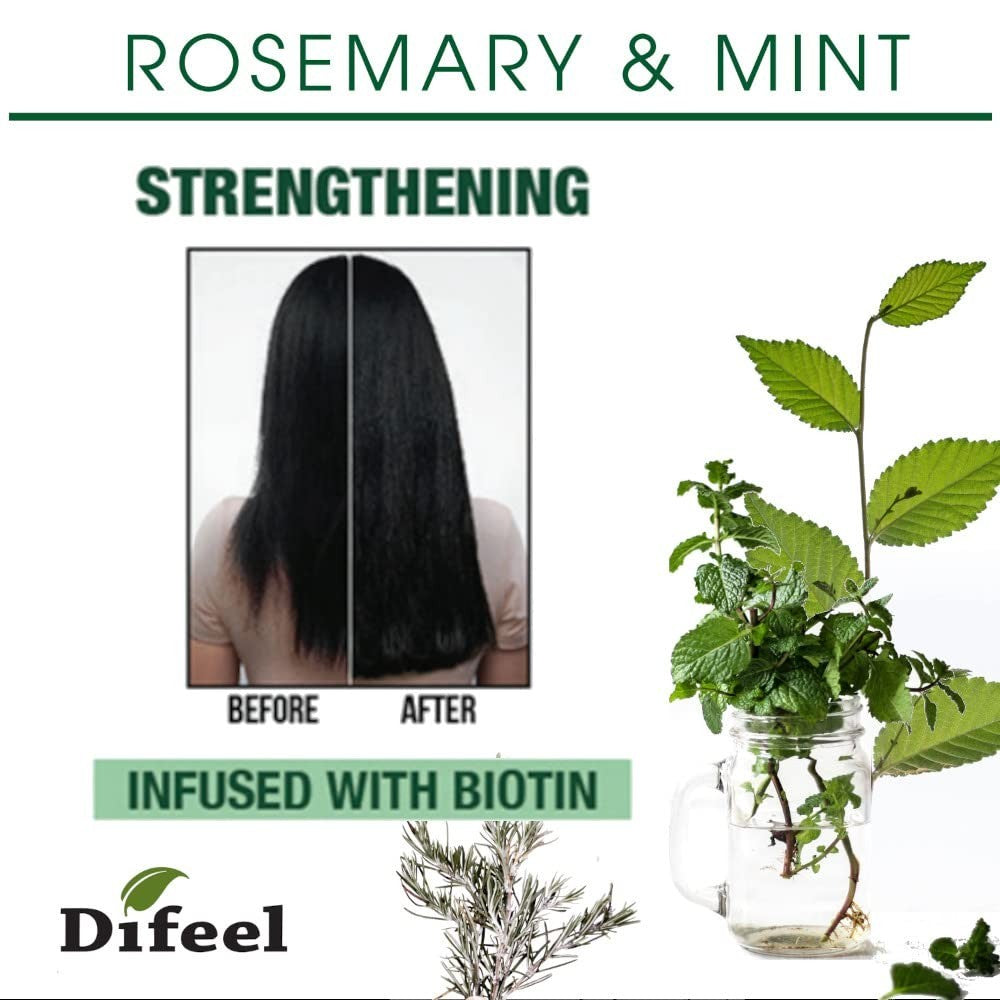 Rosemary & Mint Scalp Treatment Oil with Biotin - 7.1 oz All Hair