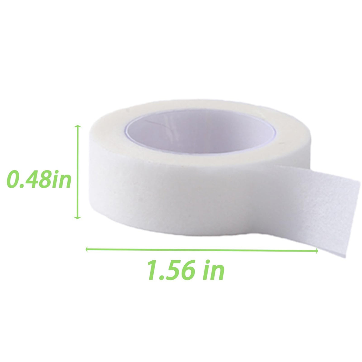 Aloe Vera Makeup Tape 0.48in x 30ft - Skin-Friendly Eyelash & Beauty Adhesive