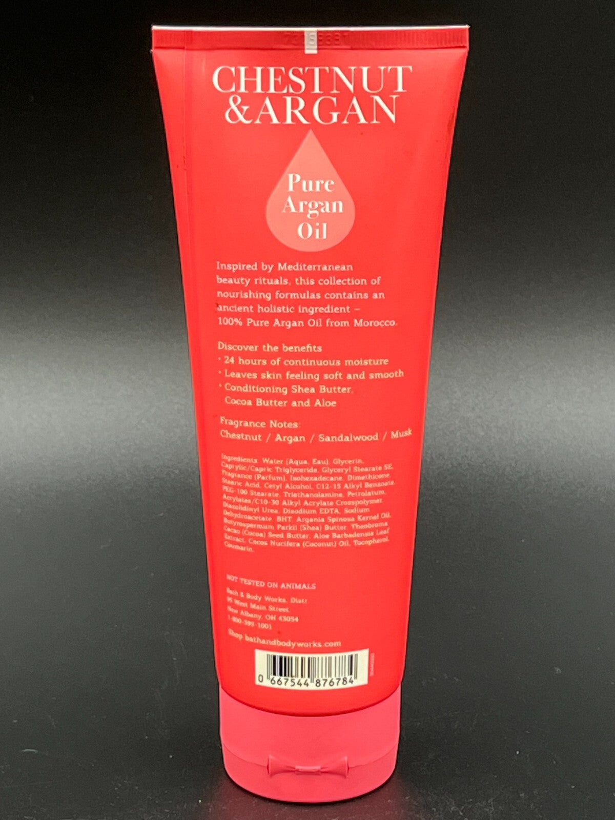 Bath & Body Works Chestnut Argan Cream 8 oz Discontinued