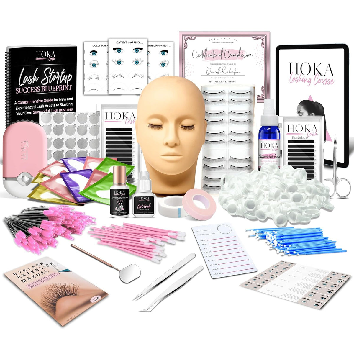 Professional Lash Extension Kit & Training Course with Certification