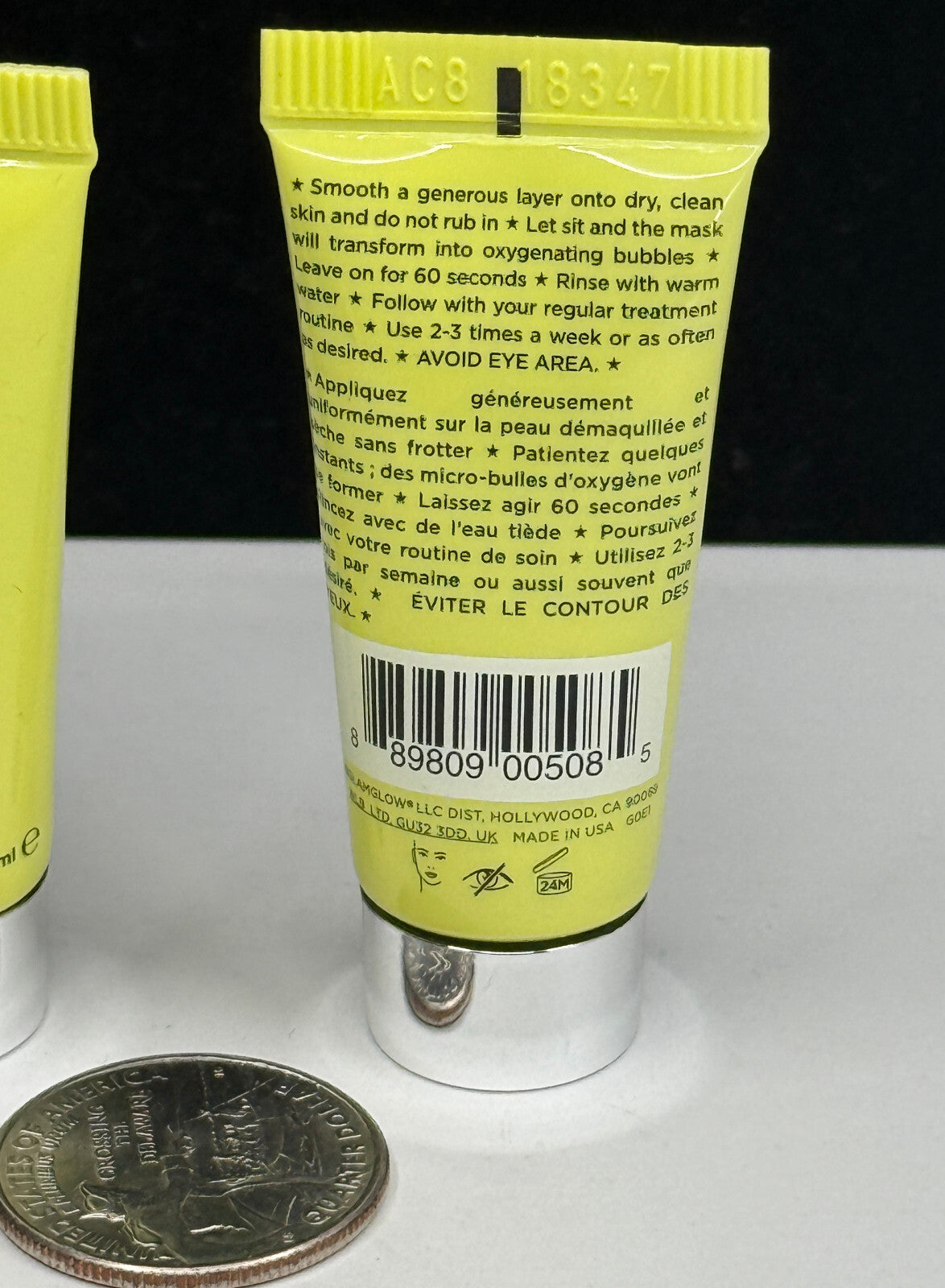 GLAMGLOW Instamud Mini 0.24 oz - Lot of 2