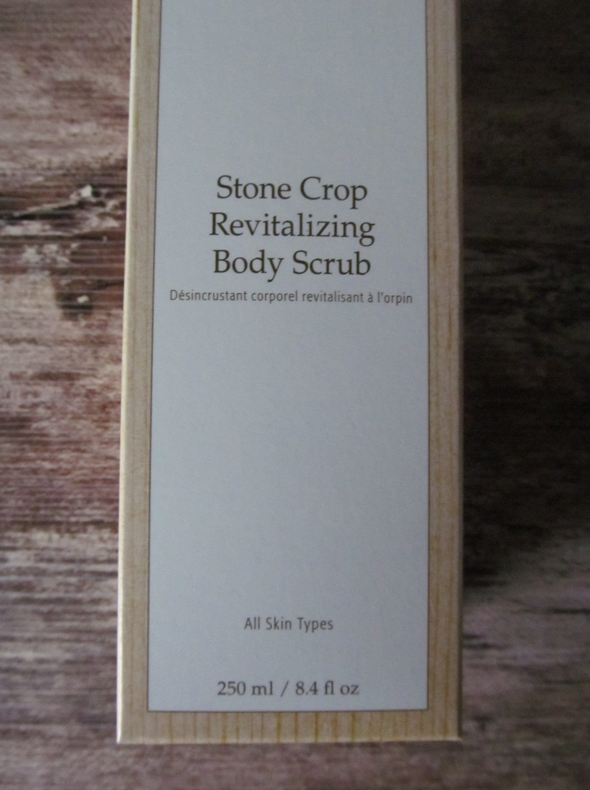 EMINENCE Organic Skin Care STONE CROP REVITALIZING BODY SCRUB 8.4 oz