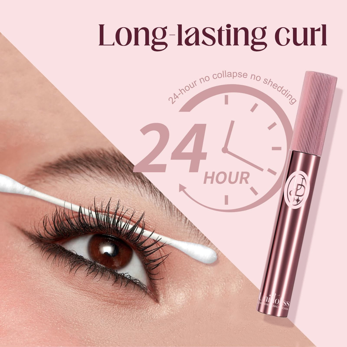 Lengthening Waterproof Tubing Mascara with Nourishing Squalane - Black