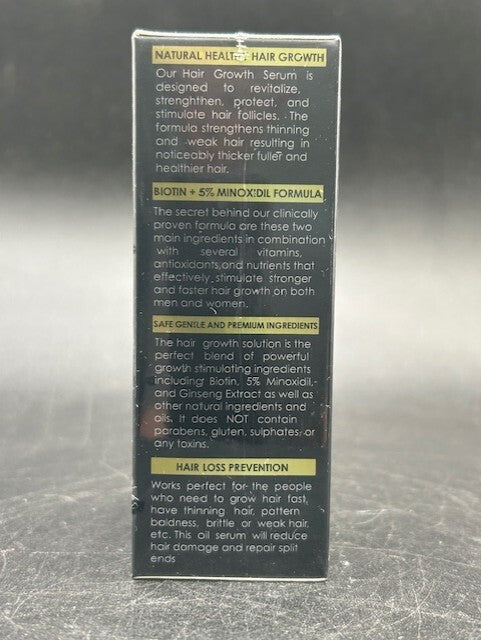 Hair Growth Oil with Biotin & Minoxidil 1oz