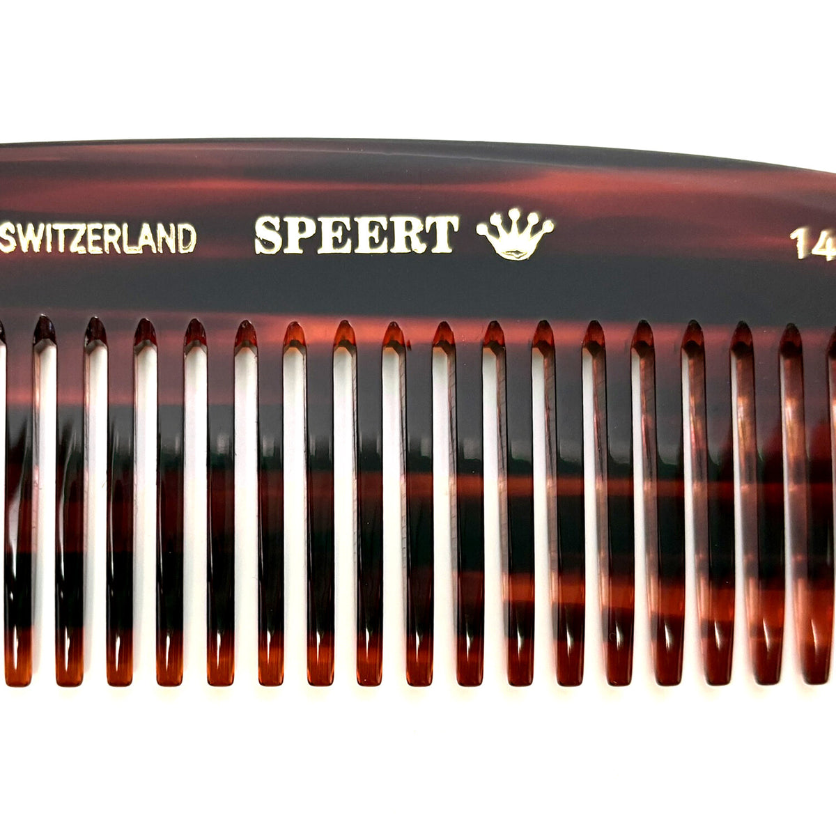 Handmade Swiss Tortoise Shell Comb 4.5 Inch Wide Tooth for Thick Hair