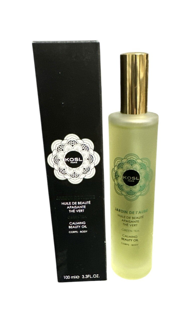 Green Tea Beauty Oil - Skin Care Body Oil with Natural Extracts 3.4 Oz