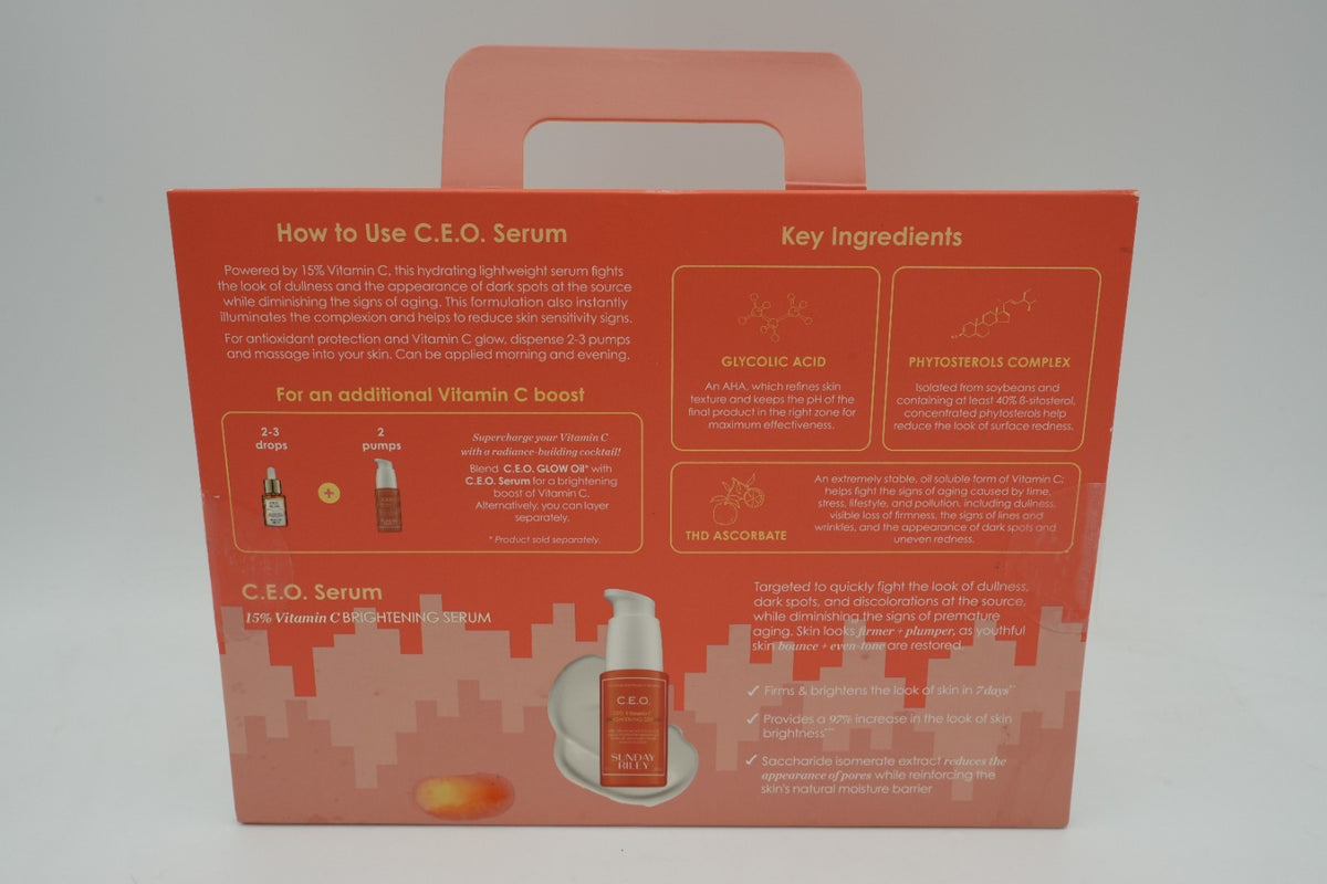 Brightening Vitamin C Serum Set with Travel & Home Sizes - Rejuvenate Skin