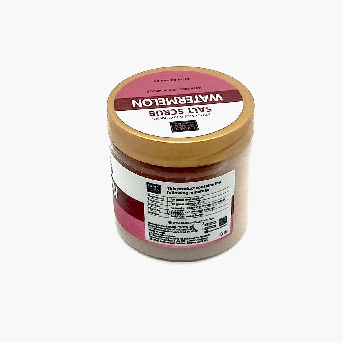 Dead Sea Collection Watermelon Exfoliating Glow Mineral Salt Scrub