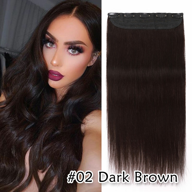 Remy Human Hair Clip-In Extensions Full Head - Thick 100g, Multiple Lengths & Colors