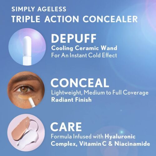 Covergirl Simply Ageless Triple Action Concealer Soft Sable 1 Pack
