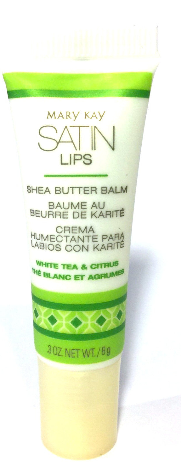 Shea Butter Lip Balm & Lip Scrub Set - White Tea & Citrus - Full Size