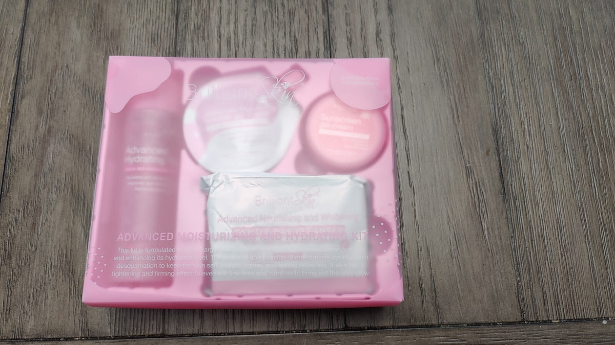 Advanced Moisturizing & Hydrating Skin Care Kit - Brilliant Skin Essentials