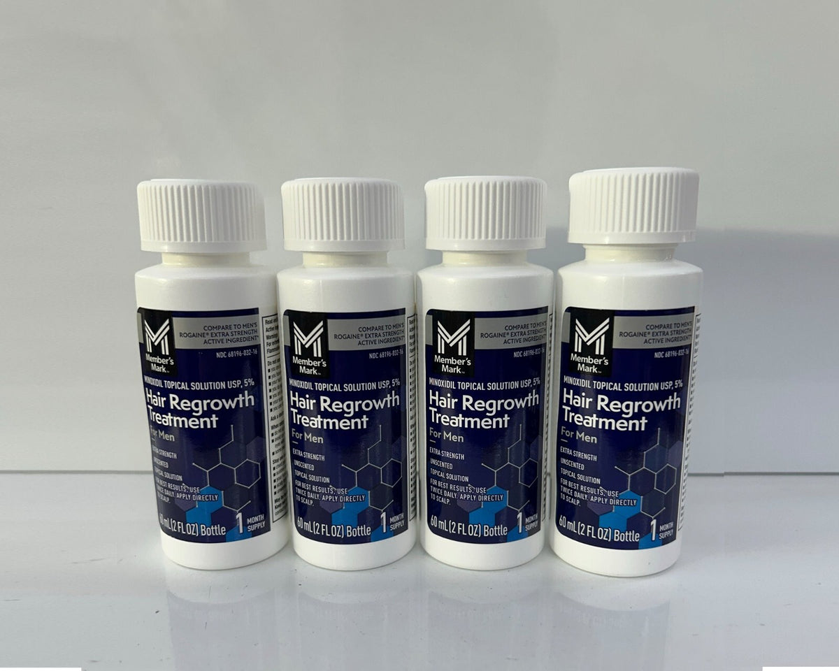 Hair Regrowth Support for Men, Unscented 2oz – 4 Month Supply