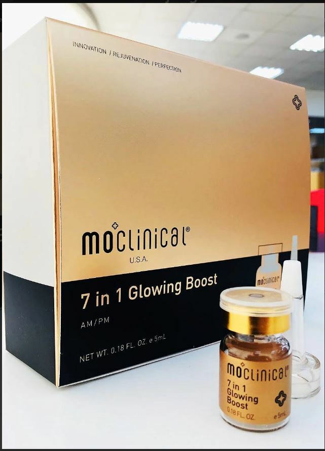 7-in-1 Glowing Skin Serum with Brightening & Dark Spot Reduction - 10 Vials