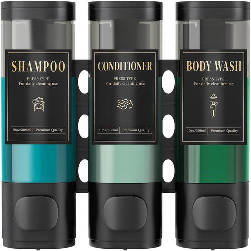 Luxspire Shampoo and Conditioner Dispenser, Shower Soap Dispenser