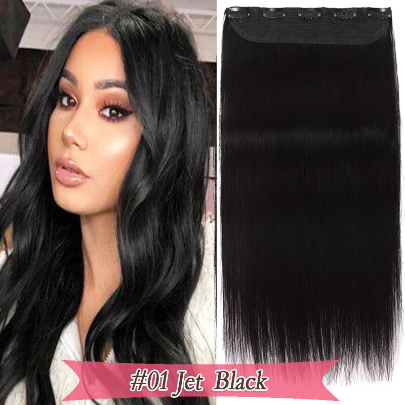 Remy Human Hair Clip-In Extensions 3/4 Full Head Natural Styles 16-20 Inches