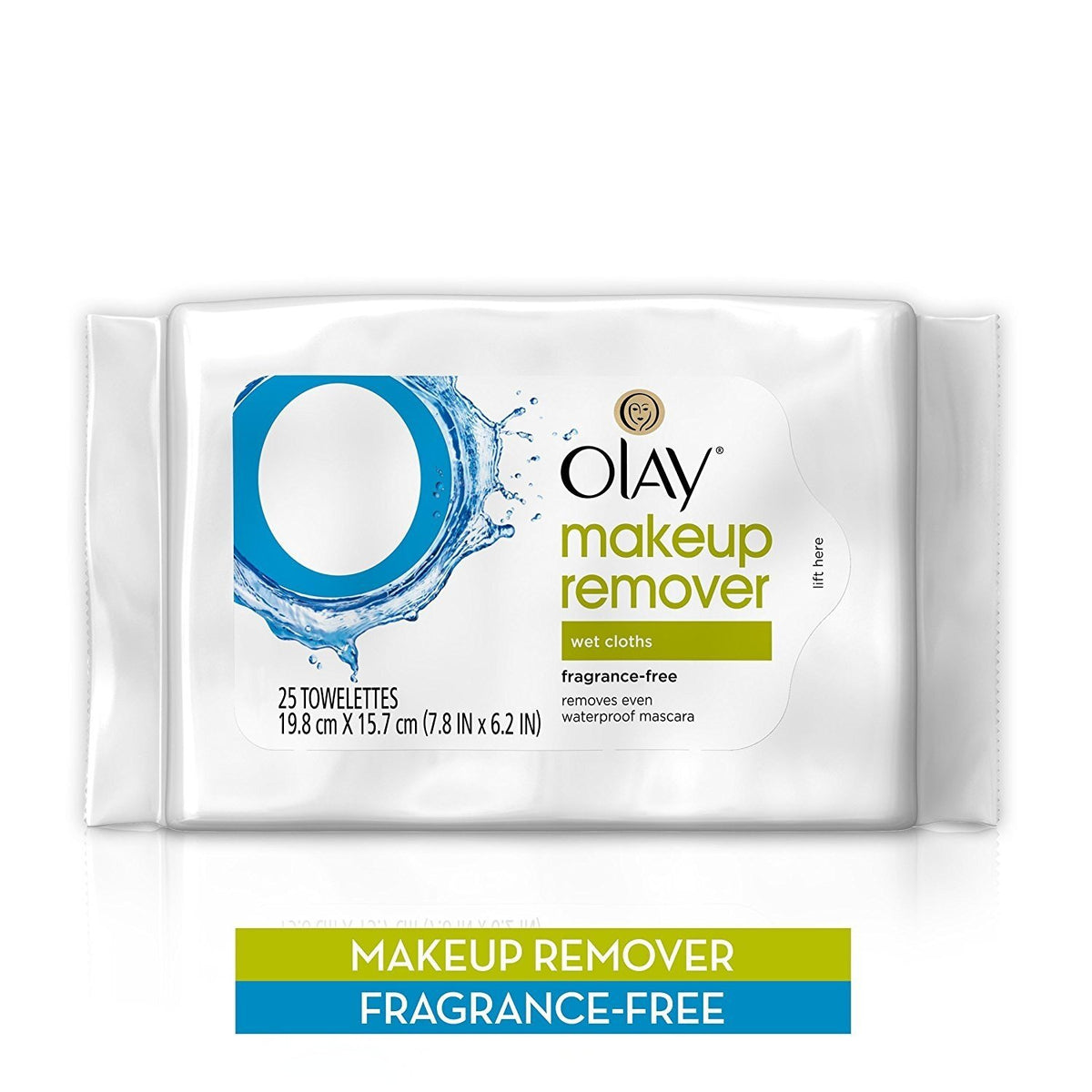 Makeup Remover Wipes Fragrance-Free 25 Count - Gentle Face & Eye Cleanser