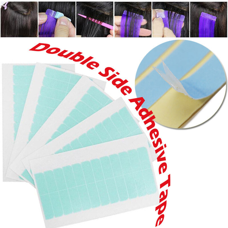 Invisible Double Sided Hair Extension Tape - Waterproof & High-Strength Adhesive