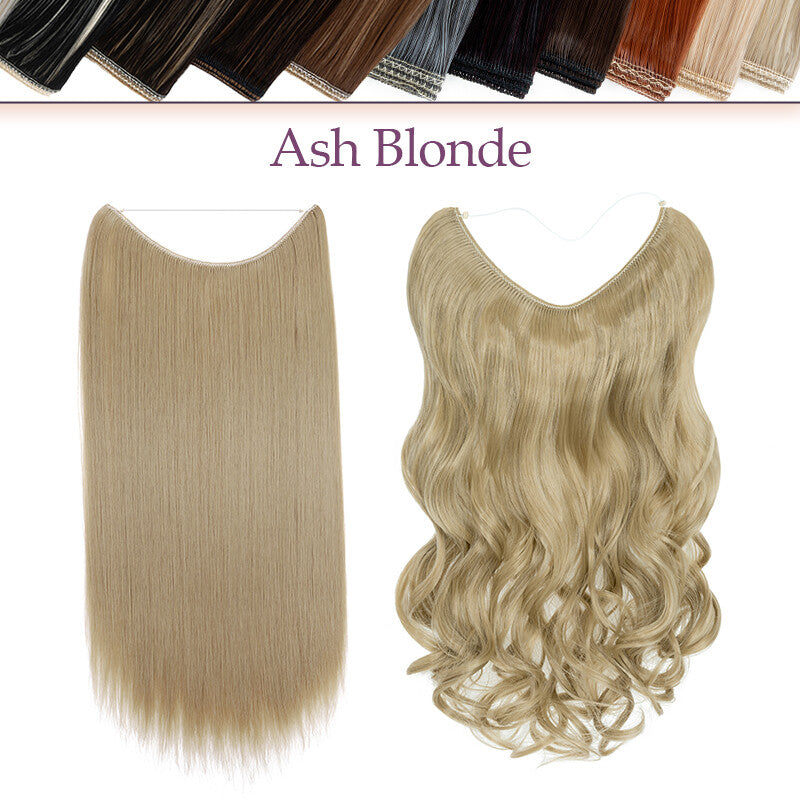 Natural Real Hair Extensions Wire-In Thick Wavy or Straight 20-24 Inch