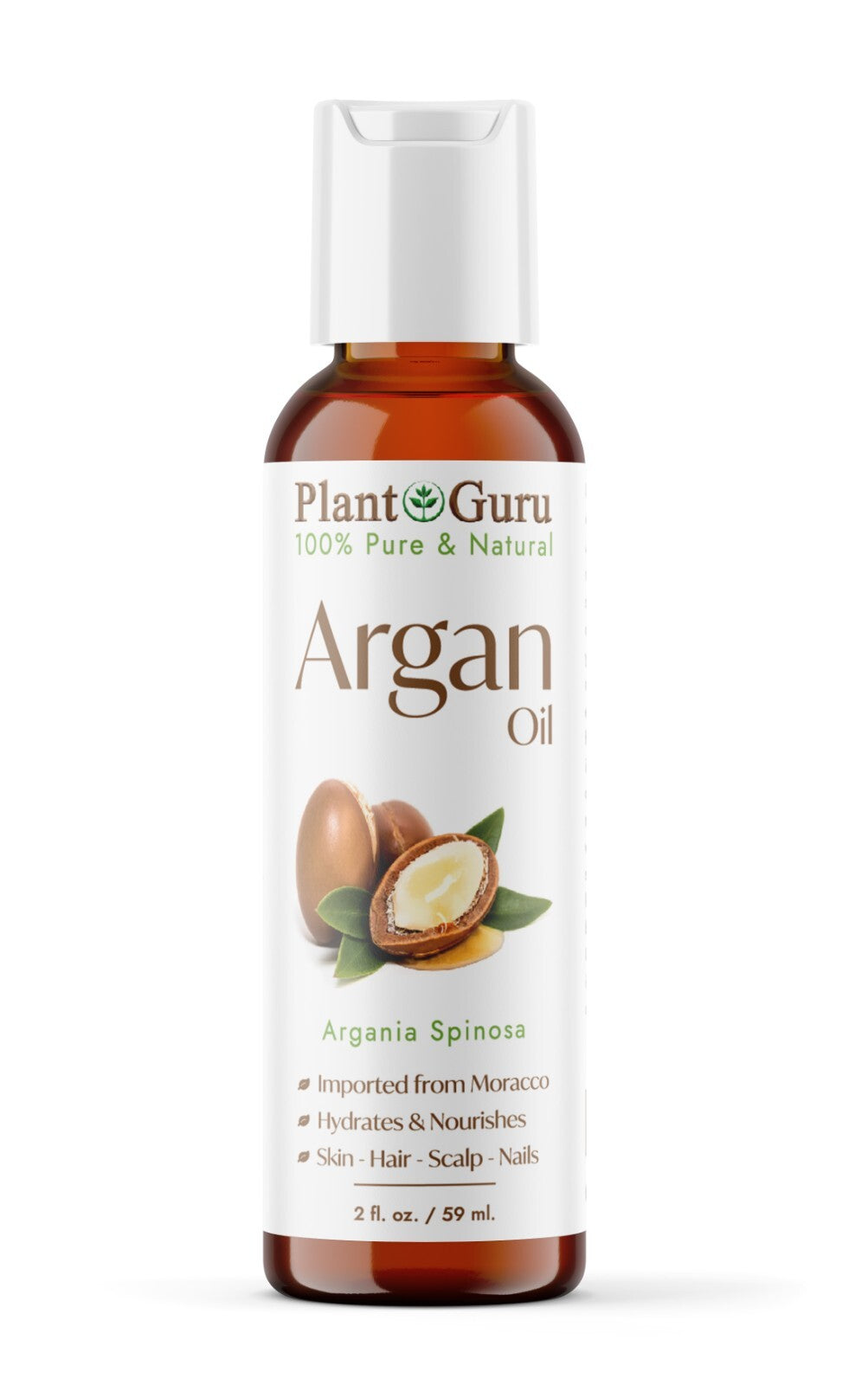 Pure Moroccan Argan Oil for Hair and Skin - Unrefined Cold Pressed Natural Oil