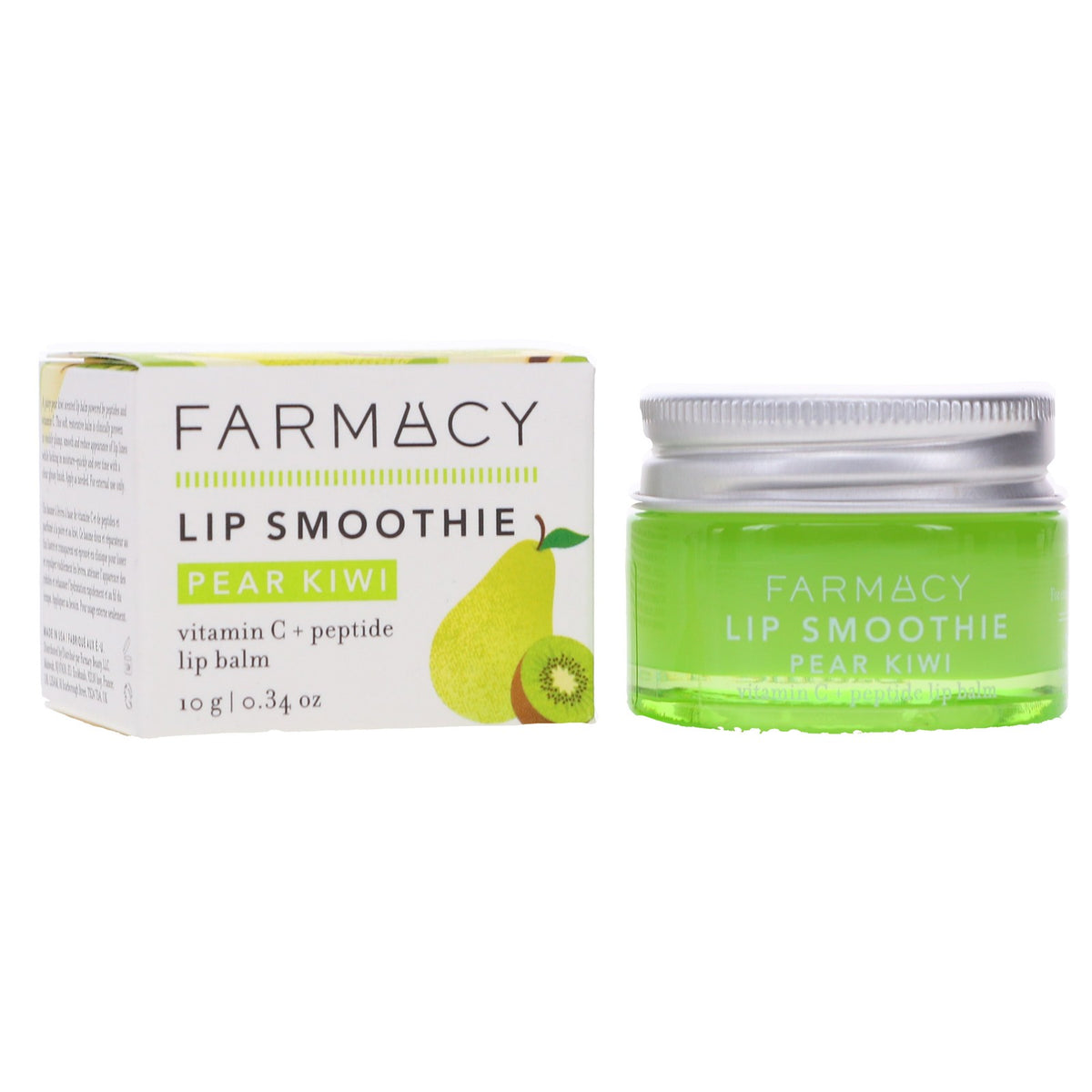 Lip Balm Pear Kiwi Vitamin C Peptide Hydrating Treatment - 0.34 oz