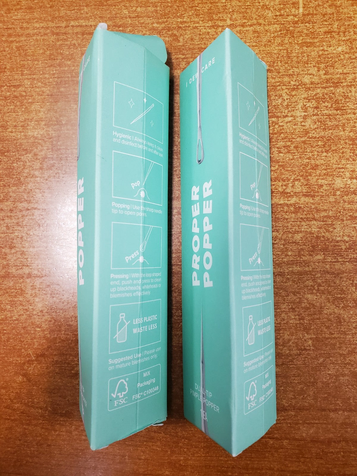 2-Pack Stainless Steel Dual-Tip Pimple Extractor Tool for Blackheads & Whiteheads