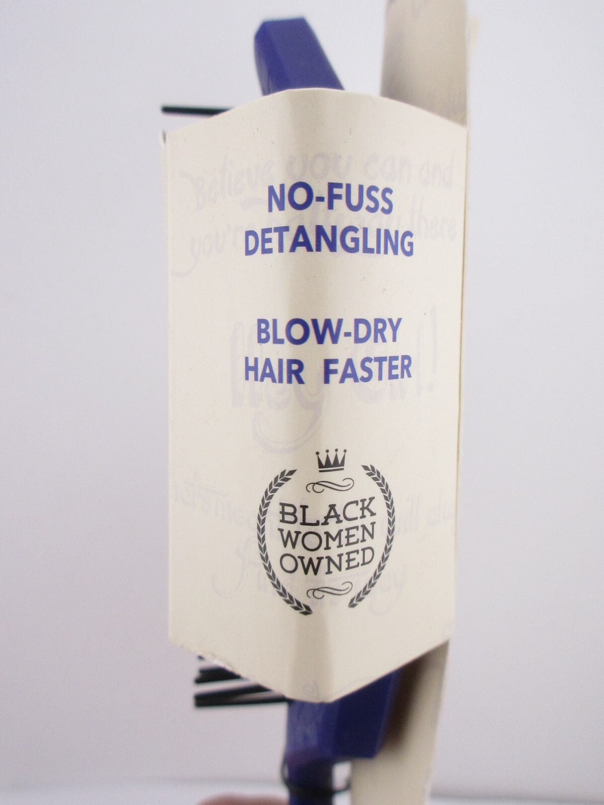 Tear-Free Vented Detangler Hair Brush - Purple, No Pain, No Tangle