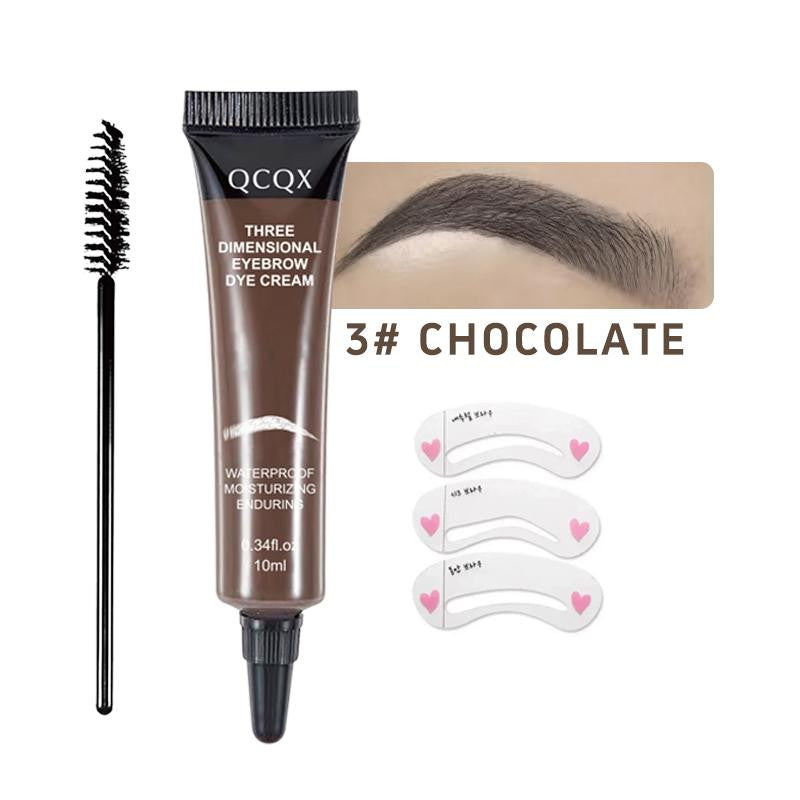 Eyebrow Tint Kit - Long-Lasting Waterproof Smudge-Proof Brow Dye Gel Set