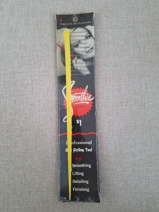 Vintage Hair Styling Tool - Professional Wigs & Up Dos, Yellow, New Old Stock