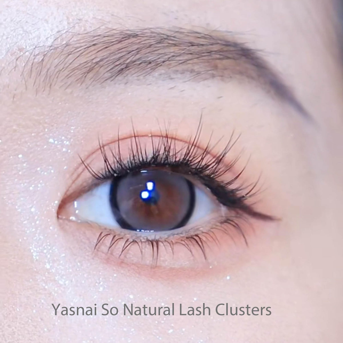 Natural Look Wispy C Curved Lash Clusters - Black, Pack of 1