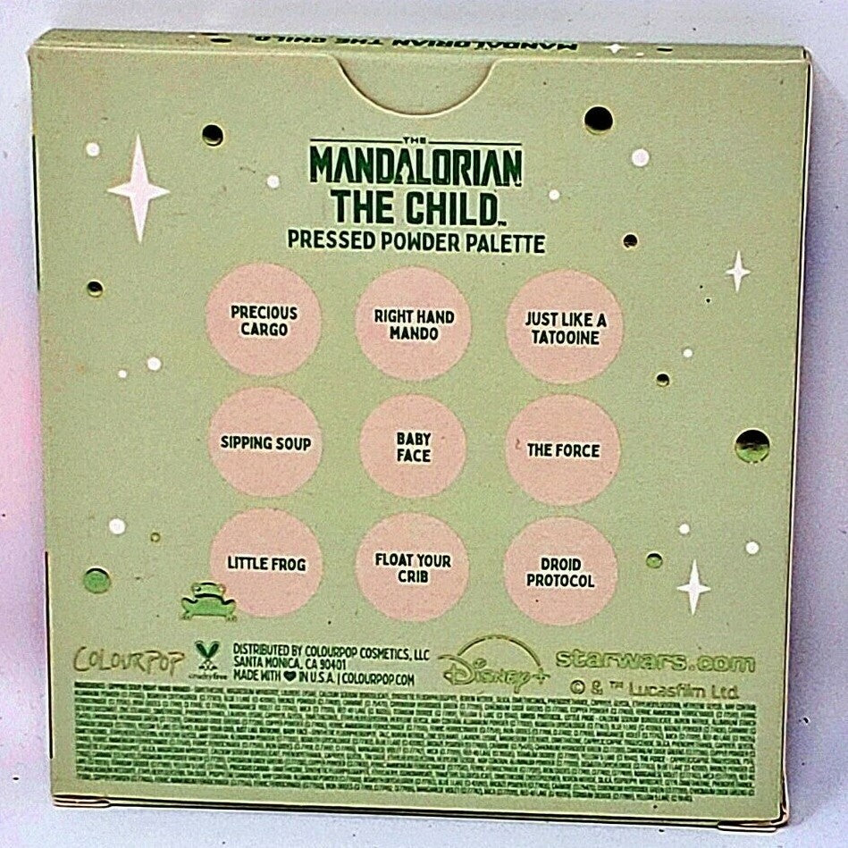 Colourpop Mandalorian The Child Palette