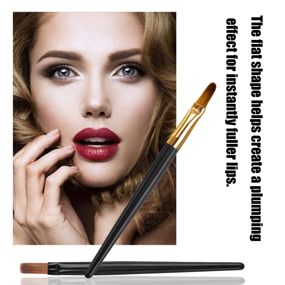 Disposable Lip Makeup Brushes Set - 100 Mini Applicators for Lip Gloss & Concealer