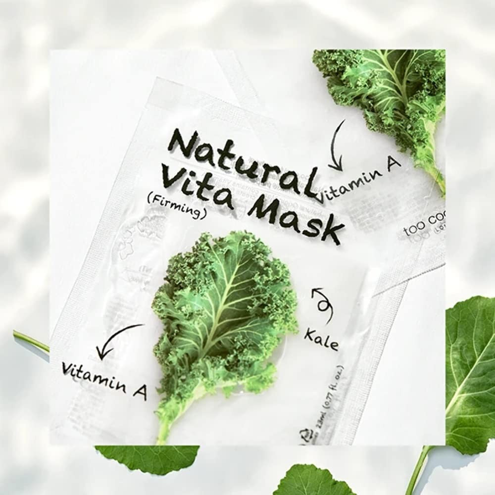 Natural Vita Firming Sheet Mask with Kale & Vitamin A